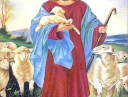 Tranh Đá Quý Truyền Thần - Linh Phật Chúa Jesu Chăn Chiên